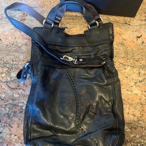 Lucky Brand Black leather shoulder bag